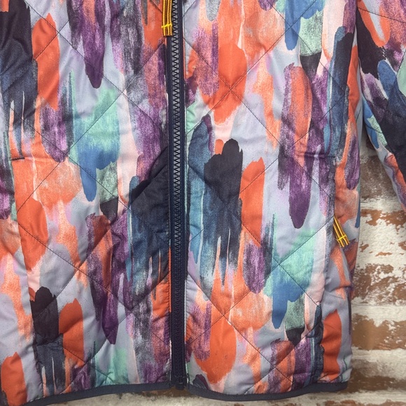 Girls L.L. Bean Mountain Bound Reversible Pink Hooded Jacket 6/7 - Picture 7 of 8